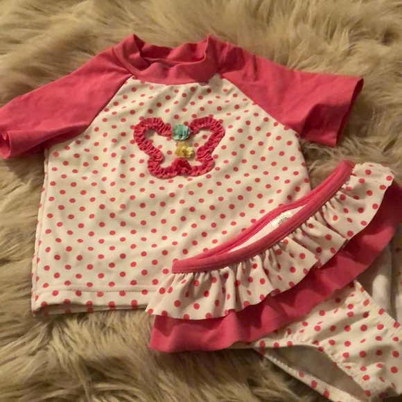 Little Me Other - 2 piece baby girl swim suit